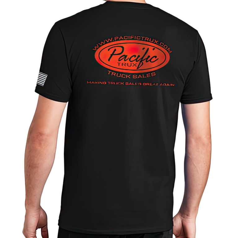 Men's black Port PacificTrux shirt - back