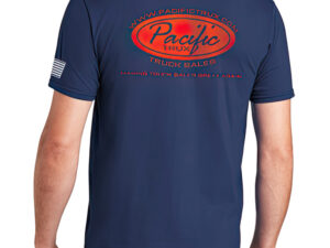 Men's navy Port PacificTrux shirt - back