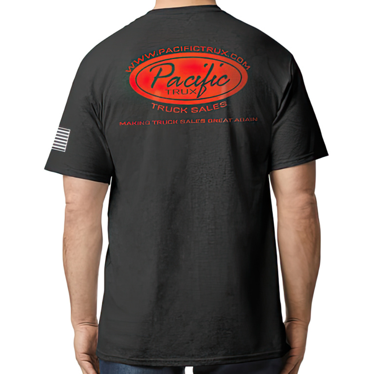 Men's black PacificTrux shirt