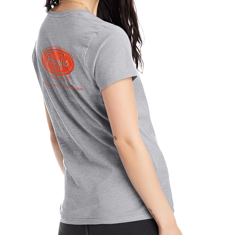 Women's grey PacificTrux shirt - back