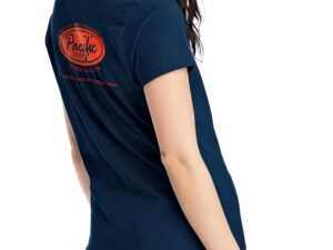 Women's navy PacificTrux shirt - back