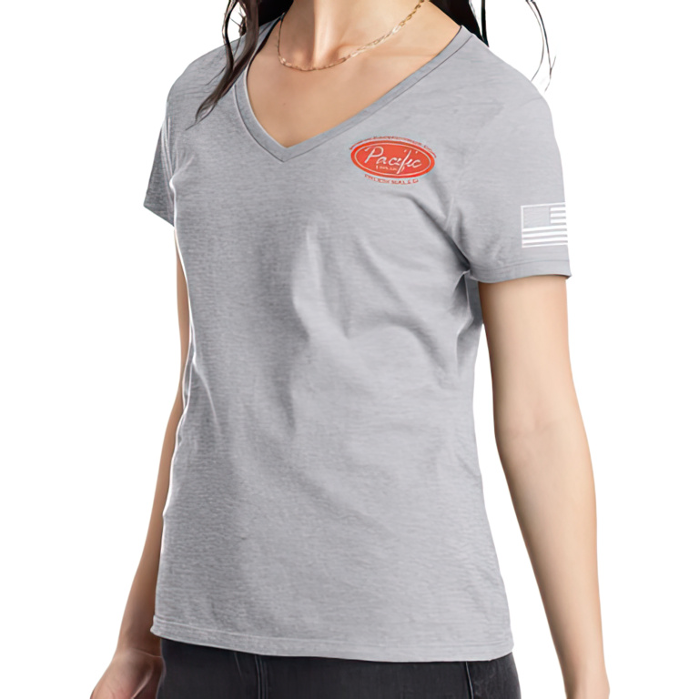 Women's grey PacificTrux shirt - front