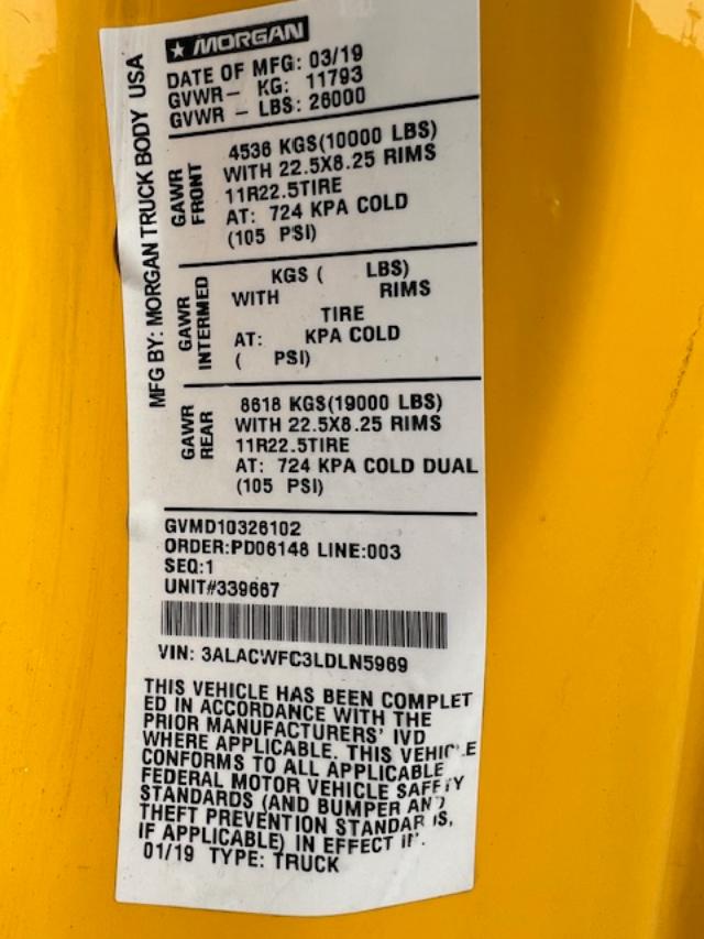 2020 Freightliner M2 26' Air Ride Box Truck - Image 24
