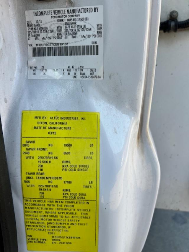 2012 Ford F550 ALTEC Bucket truck, One Owner! - Image 22